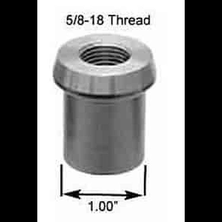 Threaded Tube End Thread: 5/8"-18 (Right Hand)