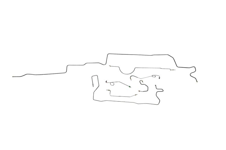 Dodge Dart Brake Line Kits Standard Brake - 108 in Wheelbase 8-3/4 in Axle -1971