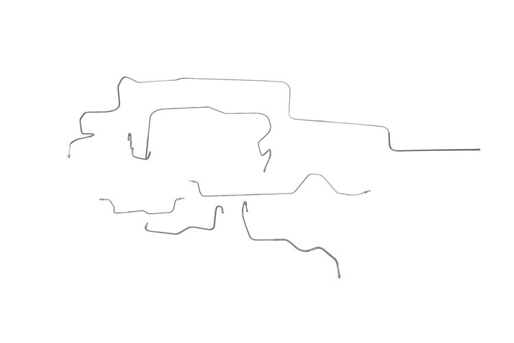 Plymouth Barracuda Brake Line Kits Standard Drum - 106 in Wheelbase 7-1/4 in Axle -1964 1965 1966