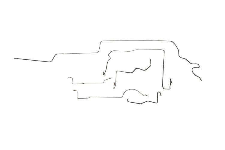 Plymouth Valiant Brake Line Kits Standard Drum - 108 in Wheelbase 8-3/4 in Axle -1966