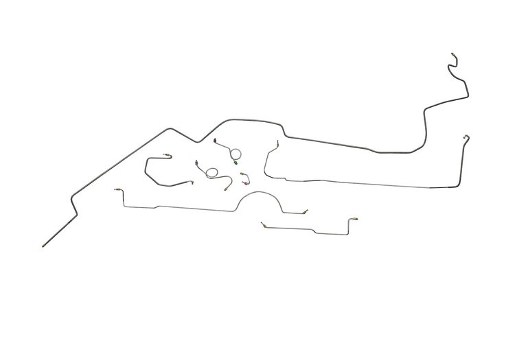 Plymouth Satellite Brake Line Kits Standard Disc - 8-3/4 in and Dana Axle -1971