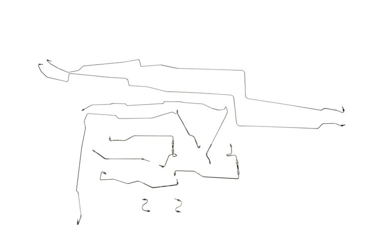 Buick LeSabre Brake Line Kits Without Traction control -1996