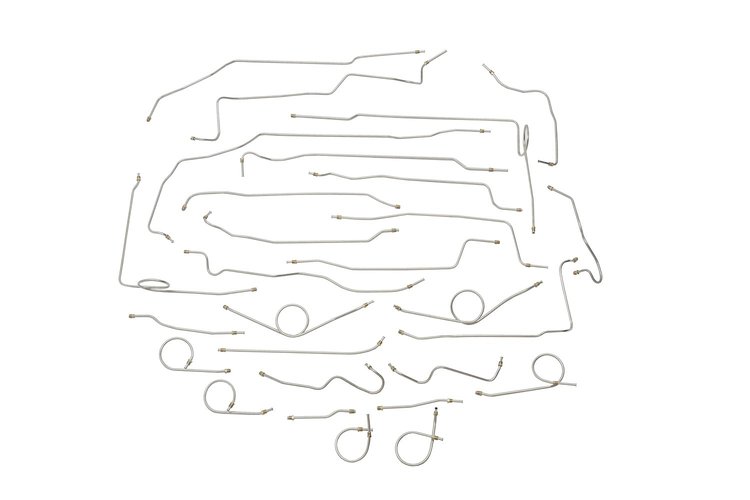 Buick All Models Convertible Top Lines and Hydraulic Power Window Lines 28 Pc. -1949