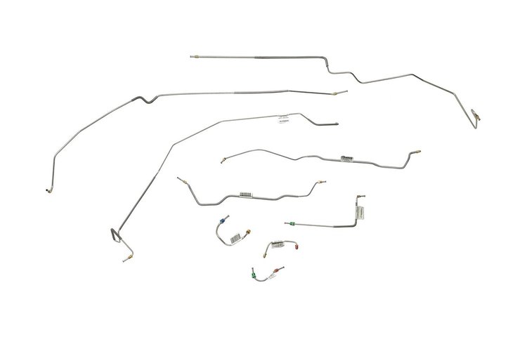 Chevrolet Camaro Brake Line Kit Standard Disc - Multi-Leaf Spring 2 Pc. Front to Rear -1968