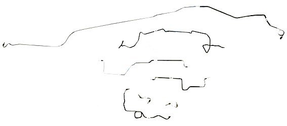 Brake Line Kit 1998-2002 Camaro Without Traction Control