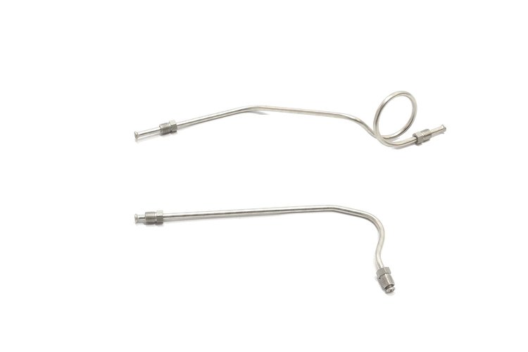 Cadillac Eldorado V8 390 CID - Oil Filter Bypass Inlet and Outlet Line 2 Pc. -1959