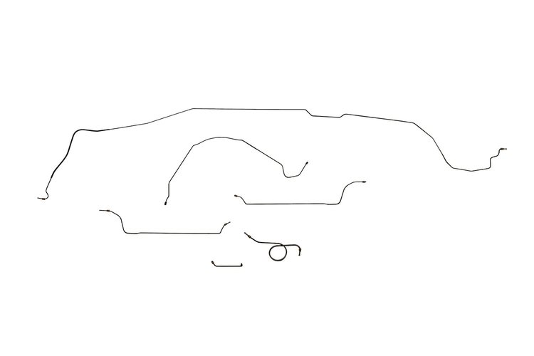 Chevrolet Malibu Brake Line Kits Hardtop - Standard Drum -1964 1965