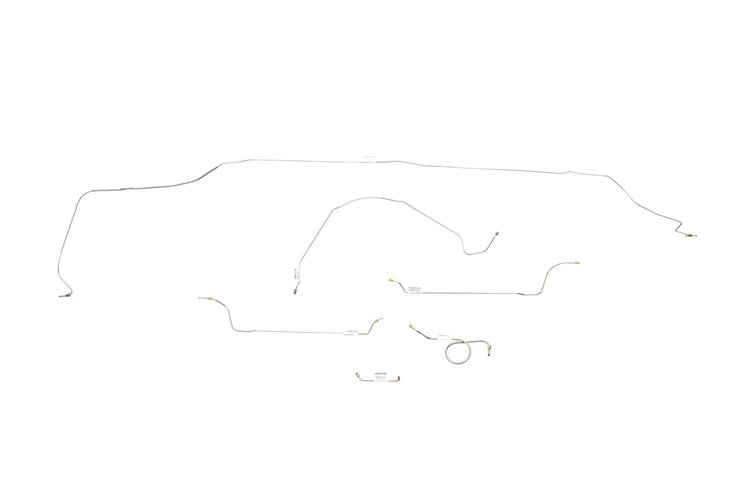 Chevrolet El Camino Brake Line Kits Standard Drum - 6 Pc. -1964 1965