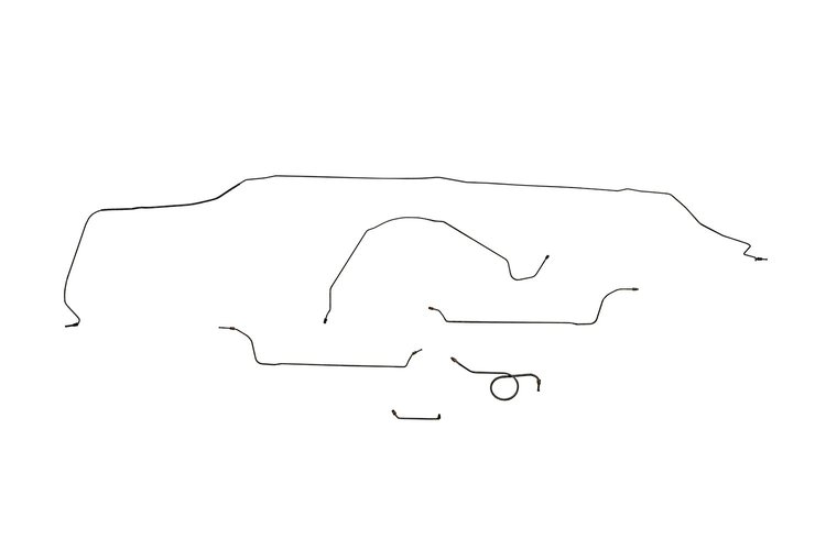 Chevrolet Malibu Brake Line Kits Standard Drum - 6 Pc. -1964 1965