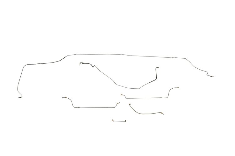 Chevrolet Chevelle Z16 Brake Line Kits Hardtop - Power Drum -1965