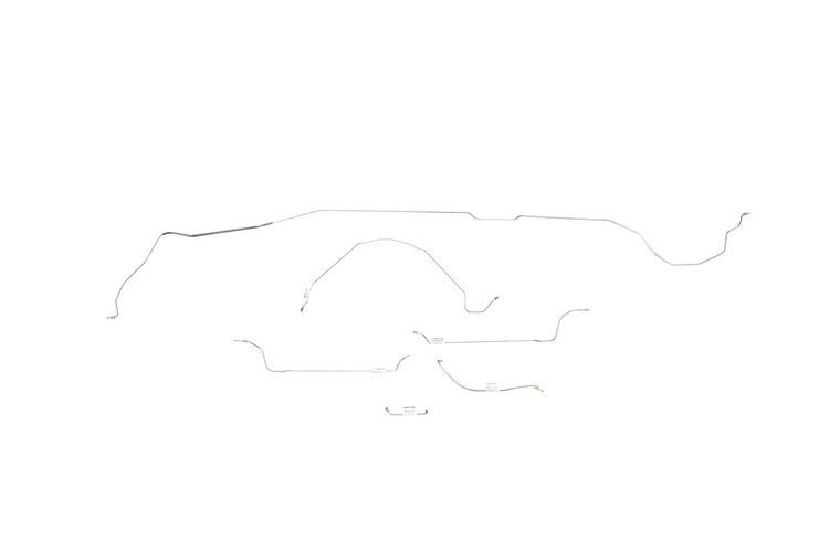Chevrolet Chevelle Brake Line Kits Hardtop - Small Block And 6 Cylinder - Power Drum -1966