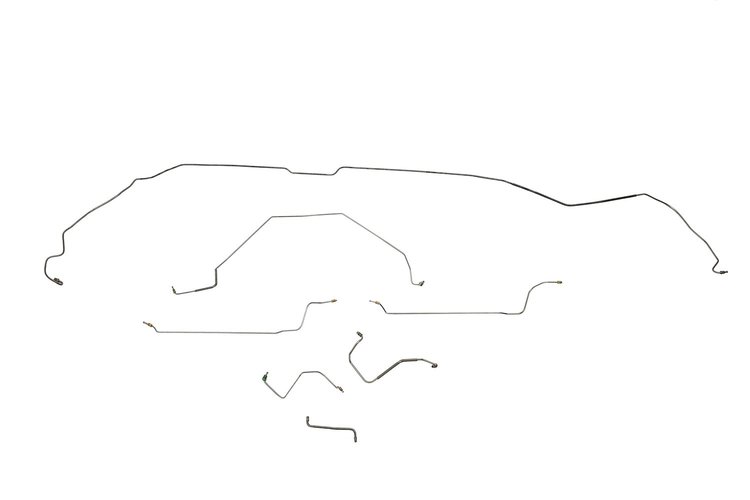 Chevrolet Chevelle Brake Line Kits Hardtop - Small Block And 6 Cylinder - Standard Drum -1967