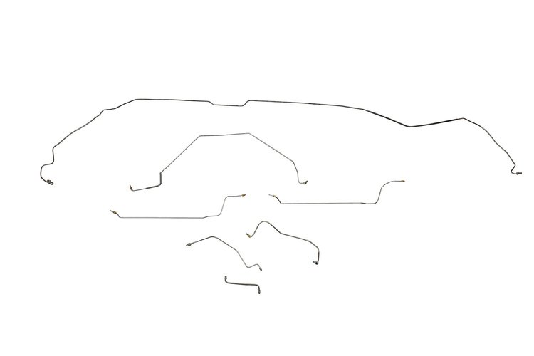 Chevrolet Chevelle Brake Line Kits Hardtop - Small Block And 6 Cylinder - Power Drum -1967