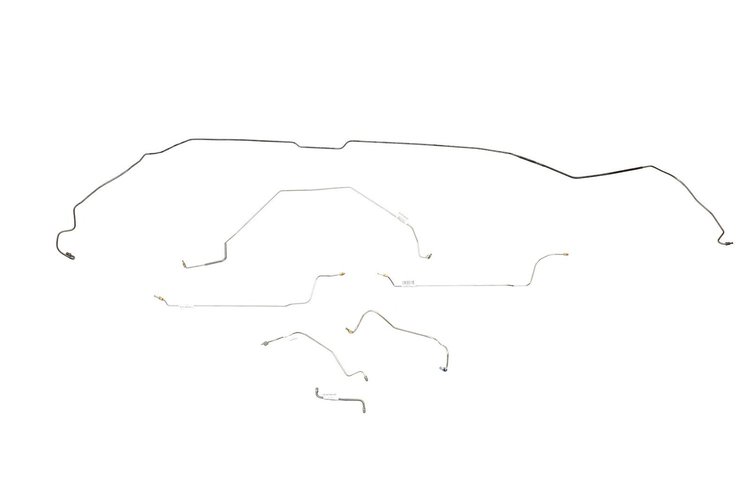 Chevrolet Chevelle Brake Line Kits Hardtop - Small Block And 6 Cylinder - Power Drum -1967