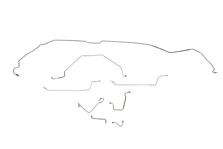 Chevrolet Chevelle Brake Line Kits Hardtop - Small Block And 6 Cylinder - Standard Disc -1967
