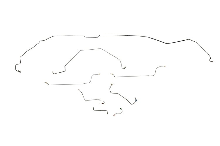Chevrolet Chevelle Brake Line Kits Hardtop - Small Block And 6 Cylinder - Power Disc -1967