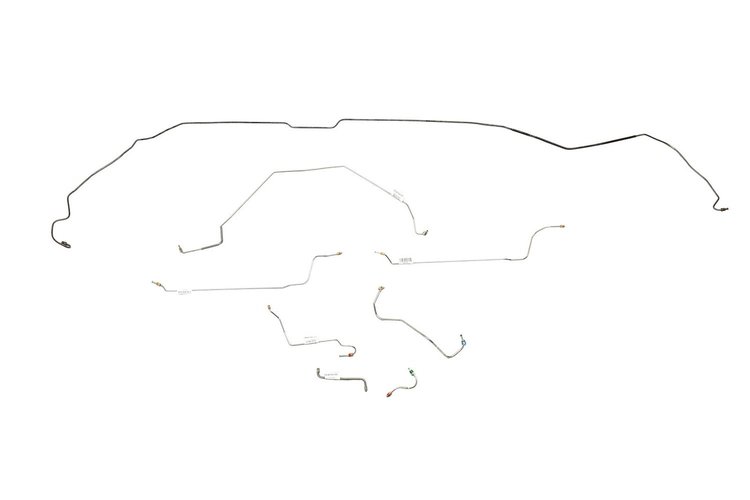 Chevrolet Chevelle Brake Line Kits Hardtop - Small Block And 6 Cylinder - Power Disc -1967