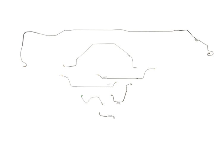 Chevrolet El Camino Brake Line Kits Standard Drum - Small Block And 6 Cylinder -1967