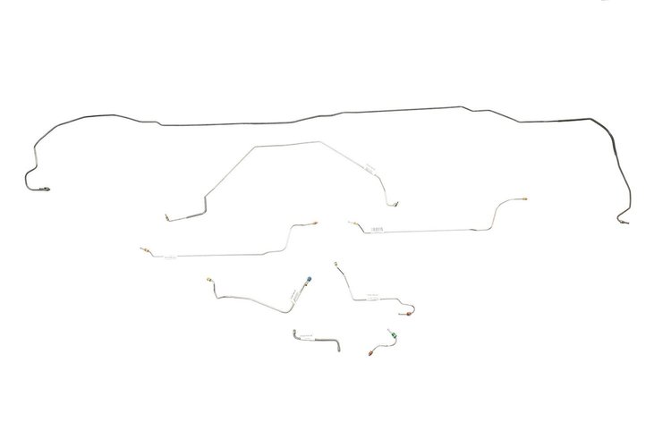 Chevrolet El Camino Brake Line Kits Power Disc - Small Block And 6 Cylinder -1967