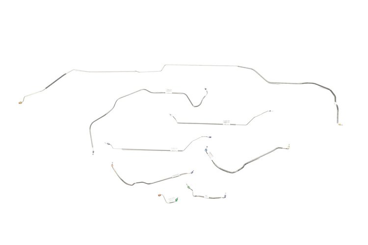 Chevrolet Chevelle Brake Line Kits Hardtop - Power Disc 8 Pc. -1968 1969