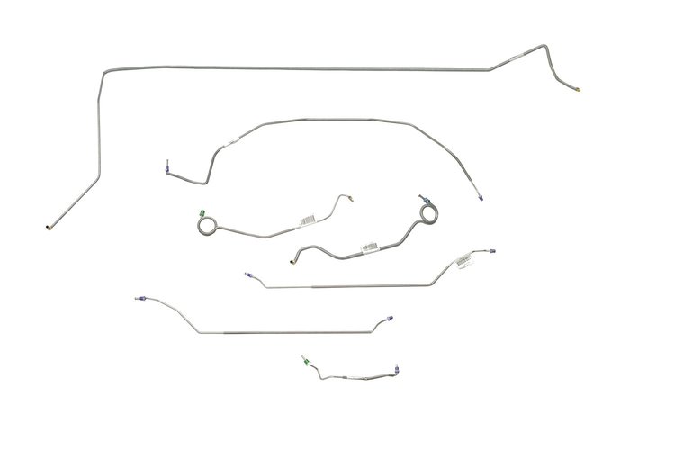 Chevrolet Chevelle Brake Line Kits Convertible - Standard Drum -1968 1969