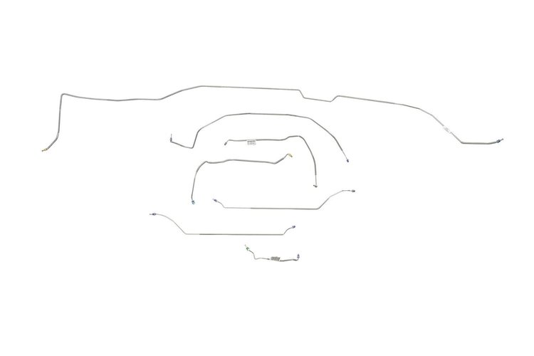 Chevrolet Chevelle Brake Line Kits Hardtop - Power Drum -1970 1971 1972