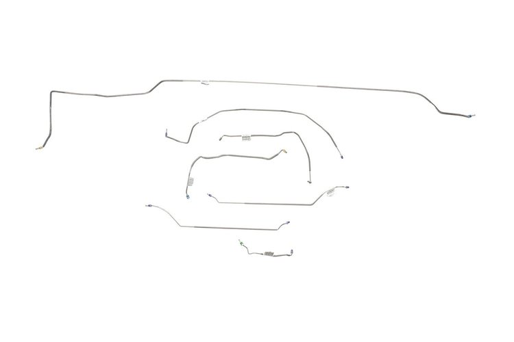 Chevrolet Chevelle Brake Line Kits Convertible - Power Drum -1970 1971 1972