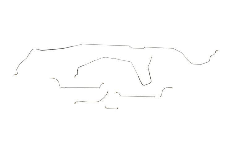 Chevrolet Chevelle Super Sport Brake Line Kits Hardtop - Big Block - Power Drum -1966