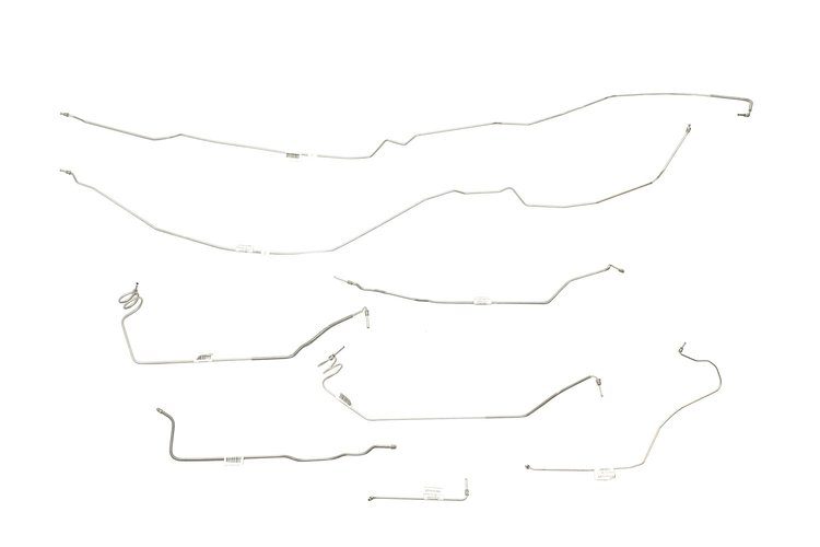 Chevy / GMC Pick Up Brake Line Kits 2WD Long Bed - Power Disc -1976 1977 1978 1979 1980