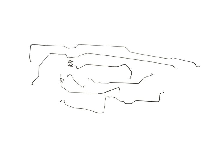 Chevy / GMC Pick Up Brake Line Kits 2WD Long Bed - Power Disc -1973 1974 1975