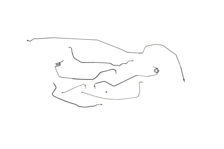 CT1037-S Complete Brake Line Kit for 1982-1987 Chevrolet/GMC C-Series 1/2 Ton Truck [Stainless Steel]