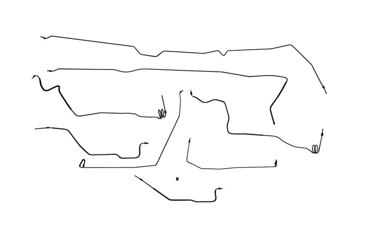Complete Brake Line Kit for 1976-1980 Chevy & GMC 4WD Pick Up w/Long Bed - Power Disc Brakes & Dual Rear Wheels