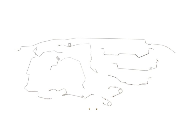 Chevy / GMC Pick Up Brake Line Kits W/ Rubber Hoses 4WD Regular Cab Long Bed -1995 1996 1997 1998