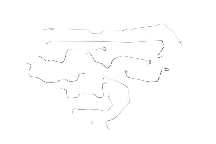 Chevy / GMC Pick Up Brake Line Kits 4WD Camper Special With Load Sensor and 5 in Offset -1982 1983 1