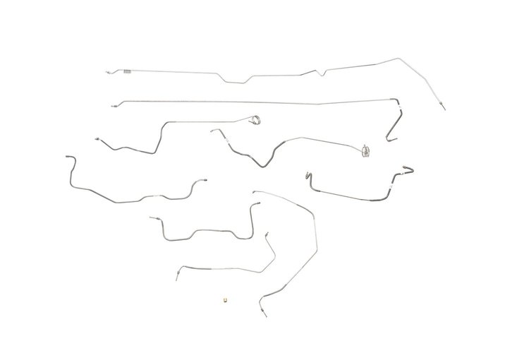 Chevy / GMC Pick Up Brake Line Kits 4WD Camper Special With Load Sensor and 5 in Offset -1982 1983 1