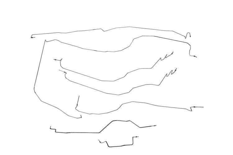 Chevy / GMC Pick Up Brake Line Kits W/ Rubber Hoses 4WD Regular Cab Short Bed -2001 2002