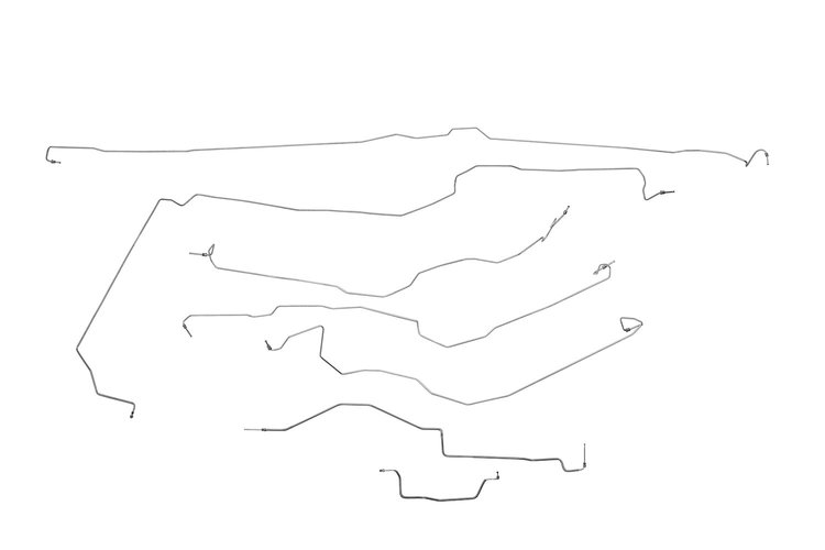 Chevy / GMC Pick Up Brake Line Kits 4WD Crew Cab Short Bed - Non Heavy Duty -2002