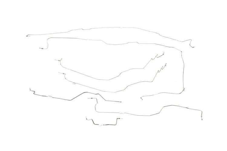 Chevy / GMC Pick Up Brake Line Kits W/ Stainless Braided Hoses 4WD Regular Cab Long Bed JC5 Brake Co