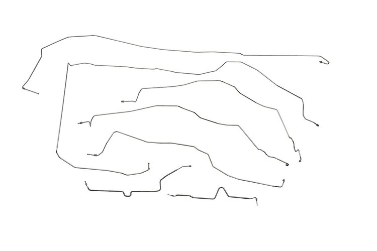 Chevy / GMC Tahoe Brake Line Kits W/ Rubber Hoses Tahoe -2002