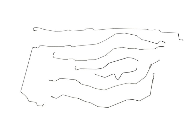 Chevy / GMC Pick Up Brake Line Kits W/ Stainless Braided Hoses 4WD Regular Cab Long Bed -2003 2004 2