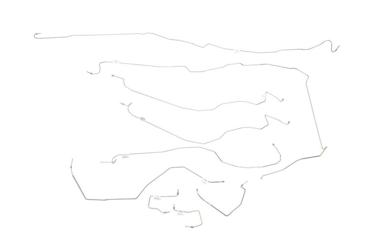 Chevy / GMC Pick Up Brake Line Kits 4WD Extended Cab Short Bed with Quadrasteer -2003 2004