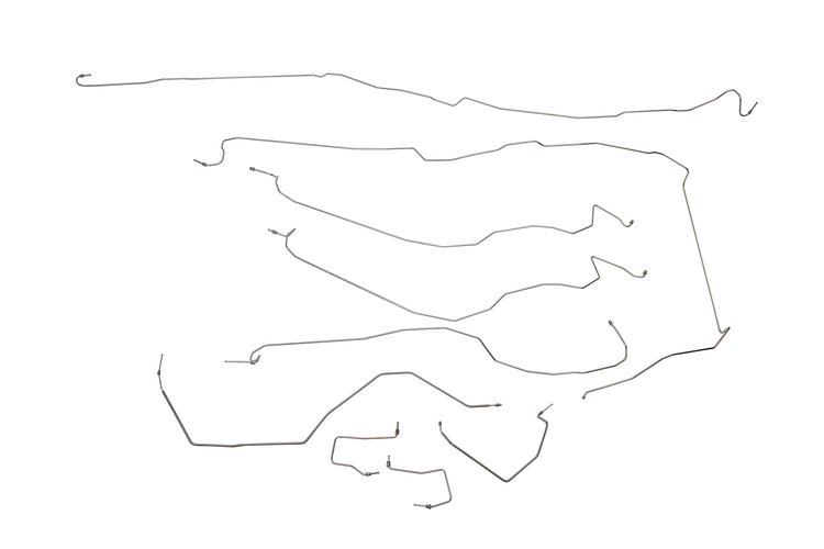Chevy / GMC Pick Up Brake Line Kits 4WD Extended Cab Short Bed with Quadrasteer -2003 2004