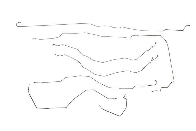Chevy / GMC Pick Up Brake Line Kits 4WD Extended Cab Short Bed 144 in Wheelbase With Quardrasteer -2