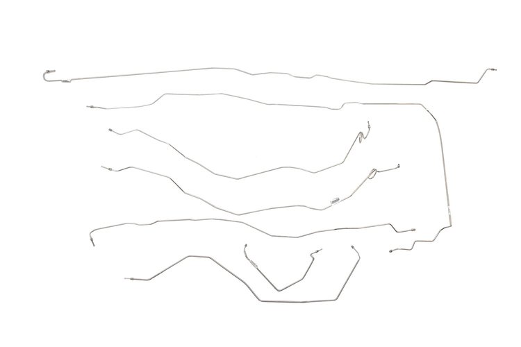 Chevy / GMC Pick Up Brake Line Kits 2 WD & 4WD Extended Cab Short Bed with Quadrasteer -2003 2004 20
