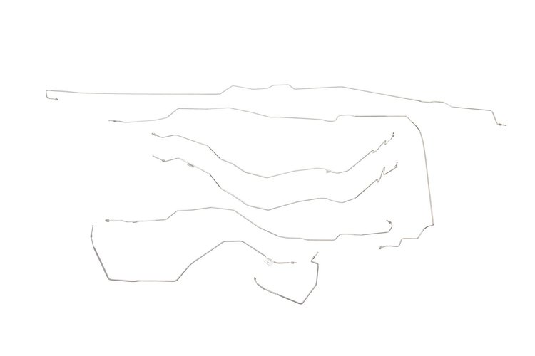 Chevy / GMC Pick Up Brake Line Kits 4WD Extended Cab Long Bed with Quadrasteer -2001 2002