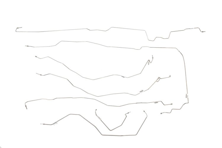 Chevy / GMC Pick Up Brake Line Kits 4WD Regular Cab Long Bed with Quardrasteer -2003 2004 2005