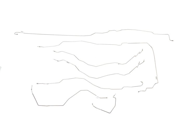 Chevy / GMC Pick Up Brake Line Kits 4WD Crew Cab Short Bed with Quadrasteer -2001 2002