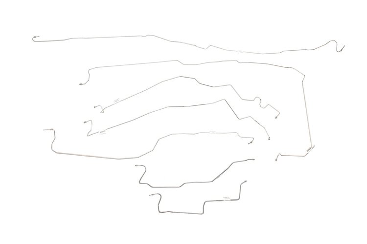 Chevy / GMC Pick Up Brake Line Kits W/ Stainless Braided Hoses 2WD Extended Cab Short Bed -2005 2006