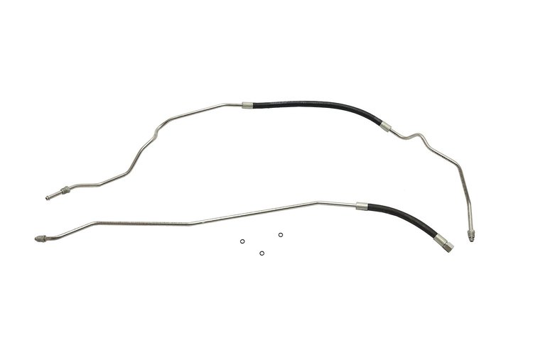 CTF1065-SC Fuel Feed Line Set for 1992-1994 Chevrolet/GMC K-Series 1/2 Ton Truck [Stainless Steel]