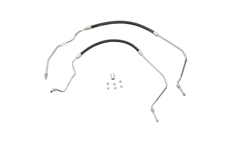 CTF1117-SC Fuel Feed Line Set for 1996-1998 Chevrolet/GMC C-Series 1/2 Ton Truck [Stainless Steel]